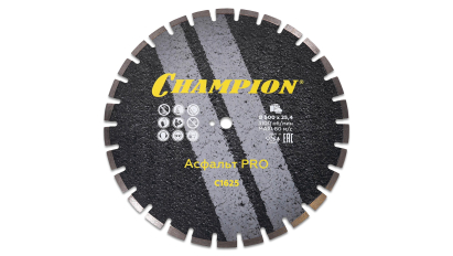 Диск алмазный CHAMPION асфальт PRO Asphafight, С1625