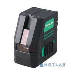 Fubag Уровень лазерный Crystal 20G VH {Зеленый увеличенной яркости; 20/50 м с приемником; 1 вертикаль+1 горизонталь, лазерный крест; угол 180 град; точность ±2mm/10m; самовыравнивания ±3°;  IP 54} [31