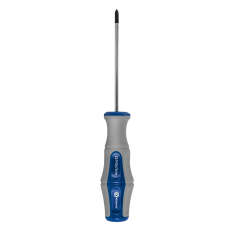 Отвертка Ultra Grip КОБАЛЬТ PH-0 х 75 ммCR-V, двухкомпонентная рукоятка (1 шт.) подвес