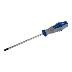 Отвертка Ultra Grip КОБАЛЬТ PH-2 х 150 ммCR-V, двухкомпонентная рукоятка (1 шт.) подвес