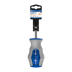 Отвертка Ultra Grip КОБАЛЬТ PH-1 х 38 ммCR-V, двухкомпонентная рукоятка (1 шт.) подвес