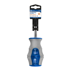 Отвертка Ultra Grip КОБАЛЬТ PH-2 х 38 ммCR-V, двухкомпонентная рукоятка (1 шт.) подвес