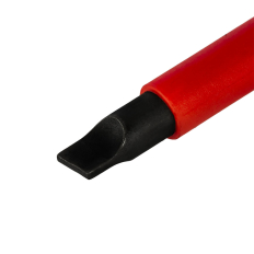 Отвертка диэлектрическая КОБАЛЬТ Ultra Grip SL 8,0 х 175 ммCR-V, двухкомпонентная рукоятка (1 шт.) подвес