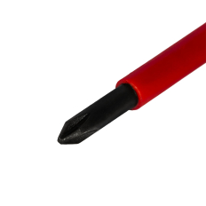 Отвертка диэлектрическая КОБАЛЬТ Ultra Grip PH-1 х 80 ммCR-V, двухкомпонентная рукоятка (1 шт.) подвес