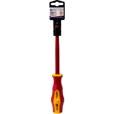 Отвертка диэлектрическая КОБАЛЬТ Ultra Grip PH-3 х 150 ммCR-V, двухкомпонентная рукоятка (1 шт.) подвес