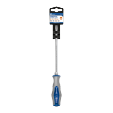 Отвертка ударная КОБАЛЬТ Ultra Grip SL 8,0x200 ммS2, двухкомпонентная рукоятка (1 шт.) подвес