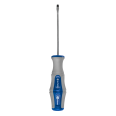 Отвертка Ultra Grip КОБАЛЬТ SL 3,0 х 75 ммCR-V, двухкомпонентная рукоятка (1 шт.) подвес