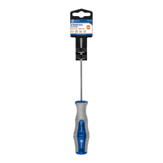 Отвертка Ultra Grip КОБАЛЬТ SL 3,0 х 100 ммCR-V, двухкомпонентная рукоятка (1 шт.) подвес