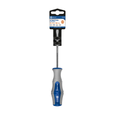 Отвертка Ultra Grip КОБАЛЬТ SL 5,0 х 100 ммCR-V, двухкомпонентная рукоятка (1 шт.) подвес