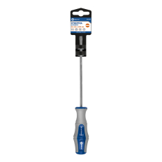 Отвертка Ultra Grip КОБАЛЬТ SL 5,0 х 150 ммCR-V, двухкомпонентная рукоятка (1 шт.) подвес