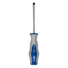 Отвертка Ultra Grip КОБАЛЬТ SL 6,0 х 100 ммCR-V, двухкомпонентная рукоятка (1 шт.) подвес