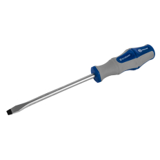 Отвертка Ultra Grip КОБАЛЬТ SL 8,0 х 150 ммCR-V, двухкомпонентная рукоятка (1 шт.) подвес