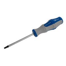 Отвертка Ultra Grip КОБАЛЬТ Torx Tamper-27 х 100 ммCR-V, двухкомпонентная рукоятка (1 шт.) подвес