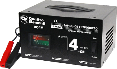 Зарядное устройство QUATTRO ELEMENTI BC  4M (12В, 4А) (770-063)(12В, 4А)