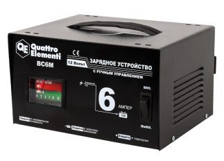 Зарядное устройство QUATTRO ELEMENTI BC  6M (12В, 6А) (770-070)(12В, 6А)