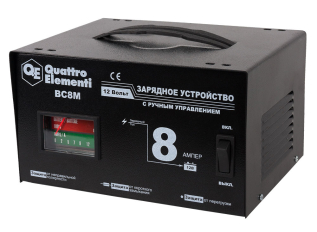 Зарядное устройство QUATTRO ELEMENTI BC  8M (12В, 8А) (770-087)(12В, 8А)