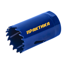 Коронка биметаллическая ПРАКТИКА  29 мм (1шт), клипса (035-943)(035-943)
