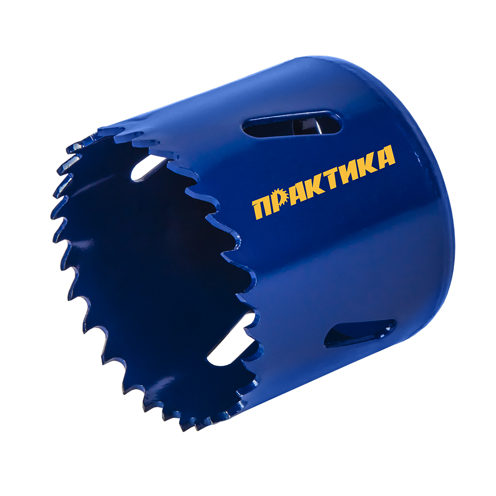Коронка биметаллическая ПРАКТИКА  51 мм (1шт), клипса (035-998)(035-998)