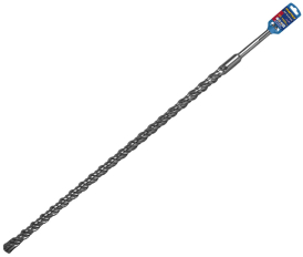 Бур SDS-MAX ПРАКТИКА 32 х 1000 мм по бетону (1шт.) клипса (038-357)