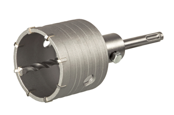Коронка твердосплавная ПРАКТИКА SDS- Plus ударная 68 мм (1шт.) клипса (035-172)(1шт.) клипса