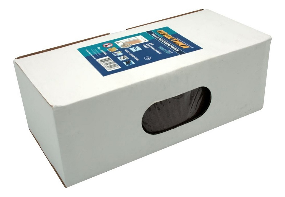 Лента шлифовальная ПРАКТИКА 100 х 610 мм  P150 (10шт.) коробка (037-954)