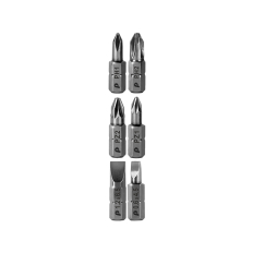 Набор бит ПРАКТИКА "Профи"  6шт PH1,2; PZ1,2; SL 2 шт x 25мм, блистер (036-551)