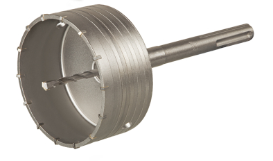 Коронка твердосплавная ПРАКТИКА SDS-Max ударная 120 мм (1шт.) клипса (038-869)(1шт.) клипса