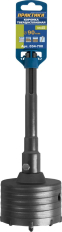 Коронка твердосплавная ПРАКТИКА SDS-Max ударная  90 мм (1шт.) клипса (034-700)(1шт.) клипса