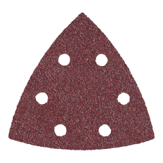 Насадка для МФИ ПРАКТИКА шлиф.листы, дельта, VELCRO, 6 отверстий 93 мм, P 40, 10 шт. (240-430)93 мм, P 40, 10 шт.