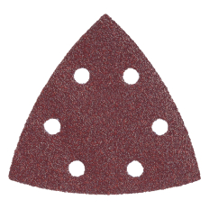 Насадка для МФИ ПРАКТИКА шлиф.листы, дельта, VELCRO, 6 отверстий 93 мм, P 80, 10 шт. (240-447)93 мм, P 80, 10 шт.