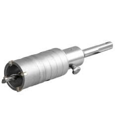 Коронка твердосплавная ПРАКТИКА SDS- Plus ударная 35 мм (1шт.) клипса (917-910)(1шт.) клипса