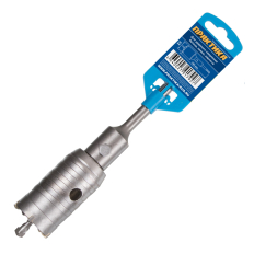 Коронка твердосплавная ПРАКТИКА SDS- Plus ударная 40 мм (1шт.) клипса (917-927)(1шт.) клипса