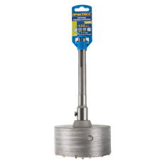 Коронка твердосплавная ПРАКТИКА SDS-Max ударная 125 мм (1шт.) клипса (917-958)(1шт.) клипса