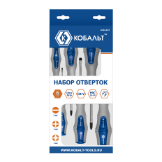 Набор отверток КОБАЛЬТ Ultra Grip CR-V (6 шт.) коробка (646-652)