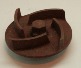 Крыльчатка помпы DDE PN80/ GP80 под коленвал d19 мм,резьба 3/4"x16 UNF (039030100700)под коленвал d19 мм,резьба 3/4"x16 UNF