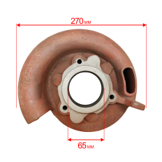 Диффузор DDE  PTR80H (улитка) аналог 011555902 KTH-80X (80SP-013)аналог 011555902 KTH-80X