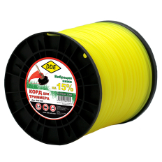 Корд триммерный на катушке DDE "Classic line" (круг) 2,4 мм х 440 м, желтый (644-795)(круг) 2,4 мм х 440 м, желтый