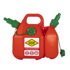 Канистра DDE для ГСМ, комбинированная 6 л + 2,5 л, клапан-дозатор (240-614)