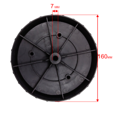 Колесо газонокосилки DDE LME3109 / LME3313 --> 791-714-034--> 791-714-034