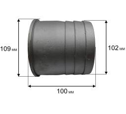 Штуцер DDE PTR100H 4 "4 "