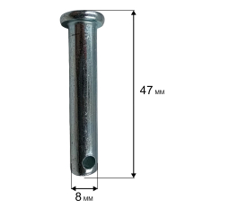Штифт DDE V700II-DWNm Буцефал-1М 8*50 фиксатор ножей-->792-049-068фиксатор ножей 