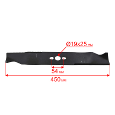 Нож для газонокосилки оригинальный DDE 18" LM 46-60/D/DB_WYZ18-WD65 --> 246-630-003--> 246-630-003
