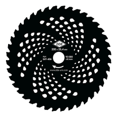 Нож для кустореза DDE WOOD CUT твердосплавный, 40 зубьев, 200 х 25,4/20  (толщина = 1,3 мм)(толщина = 1,3 мм)