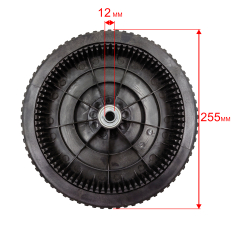 Колесо газонокосилки DDE WYZ18-WD65_Соната -1 (242-007) заднее  (20880082000)заднее 