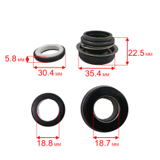 Сальник механический DDE WP250/PN25-II + керамический