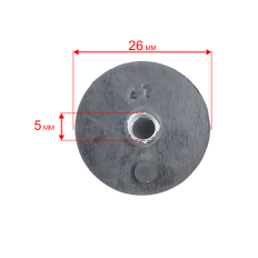 Виброгаситель DDE ножка резиновая G330-750/E