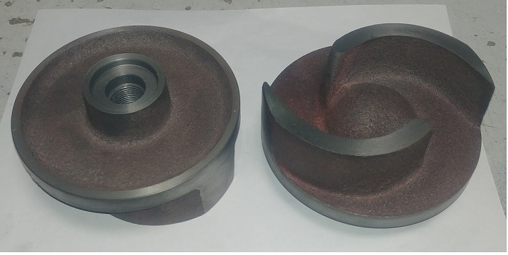 Крыльчатка помпы DDE PTR80 нового образца к/в Ø19 мм,резьба 3/4"x16 UNF (керам. сальник Ø35мм)к/в Ø19 мм,резьба 3/4"x16 UNF (керам. сальник Ø35мм)