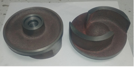 Крыльчатка помпы DDE PTR80 нового образца к/в Ø19 мм,резьба 3/4"x16 UNF (керам. сальник Ø35мм)к/в Ø19 мм,резьба 3/4"x16 UNF (керам. сальник Ø35мм)