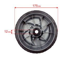 Колесо DDE LM41-40 заднее