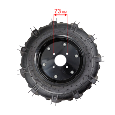 Колесо мотоблока DDE  4.00-10  правое, Кентавр (791-813-139)